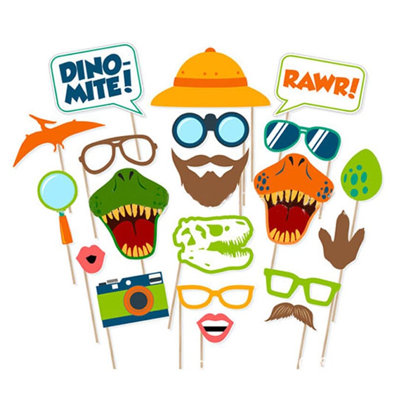 Fotobaren-dinosaur-photo-booth-rekvisitter
