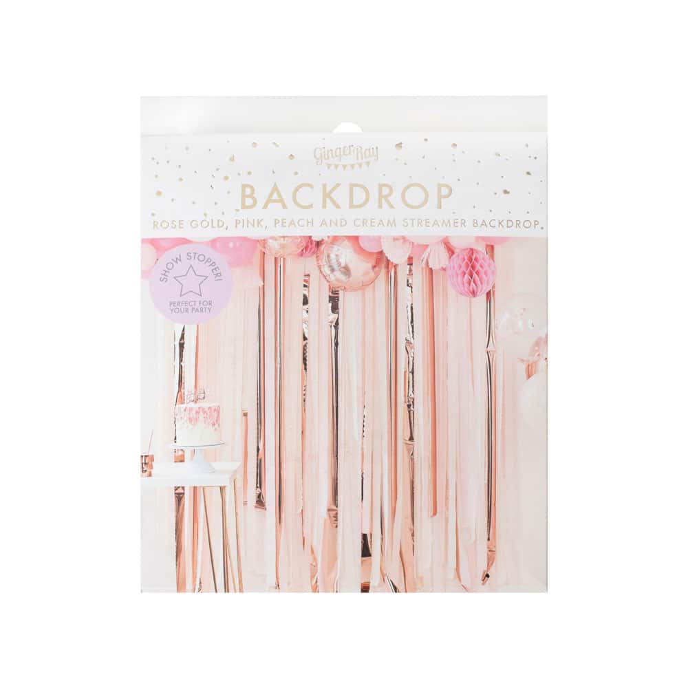 Rosa og roségull kreppapir bakgrunn - Bilde 4