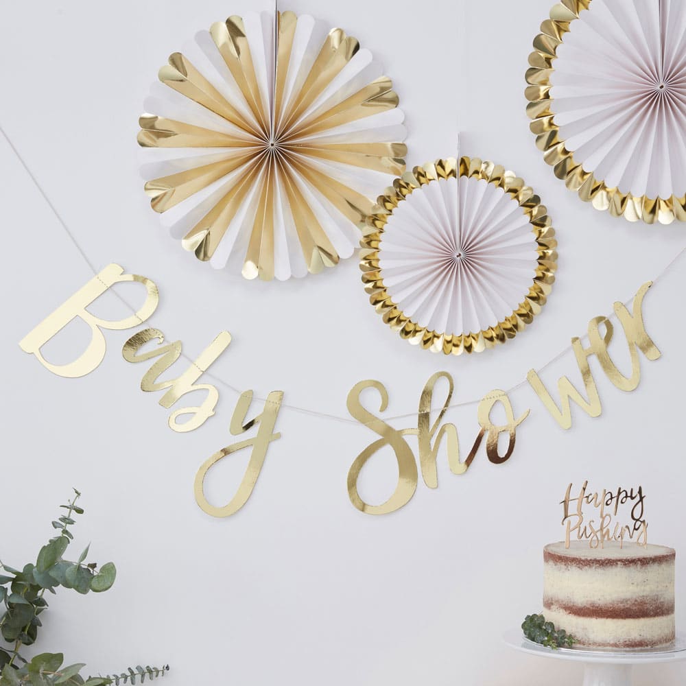 Fotobaren-baby-shower-gull-banner-girlander-babydryss-fest-dekorasjon-photo-booth-ginger-ray-1