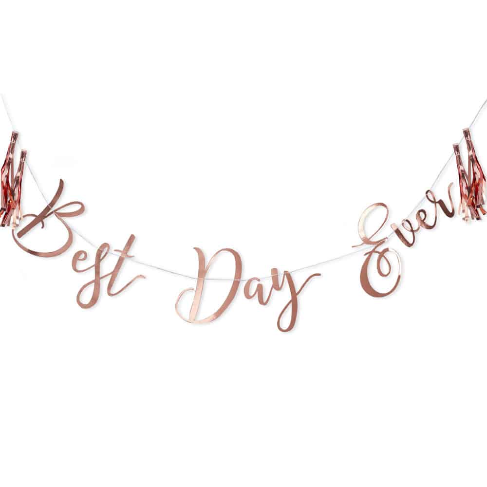 Fotobaren-best-day-ever-rosegull-roségull-folie-banner-girlander-bryllup-fest-dekorasjon-photo-booth-ginger-ray-2