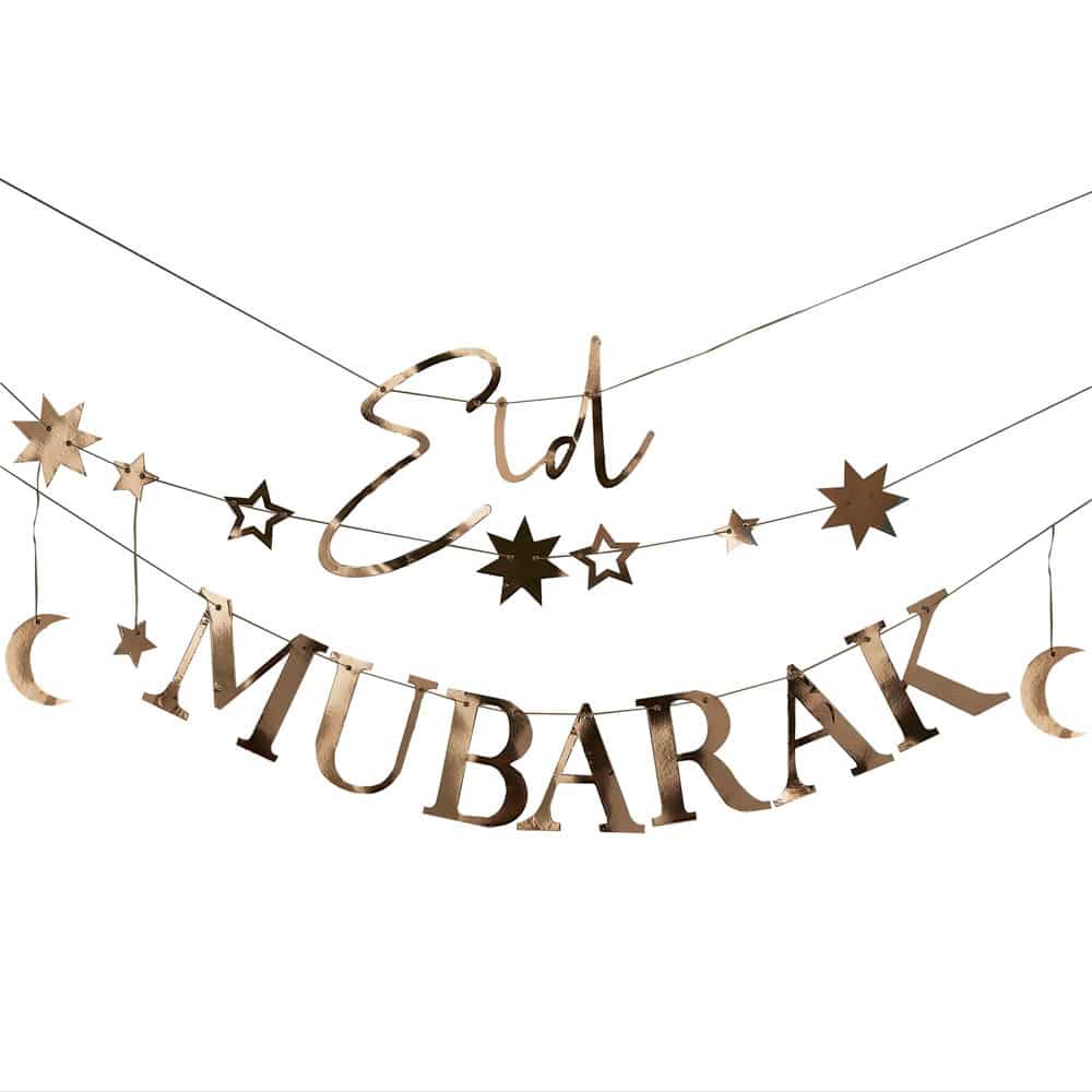 Fotobaren-eid-mubarak-gull-folie-banner-girlander-måne-stjerner-fest-dekorasjon-photo-booth-tilbehør-2