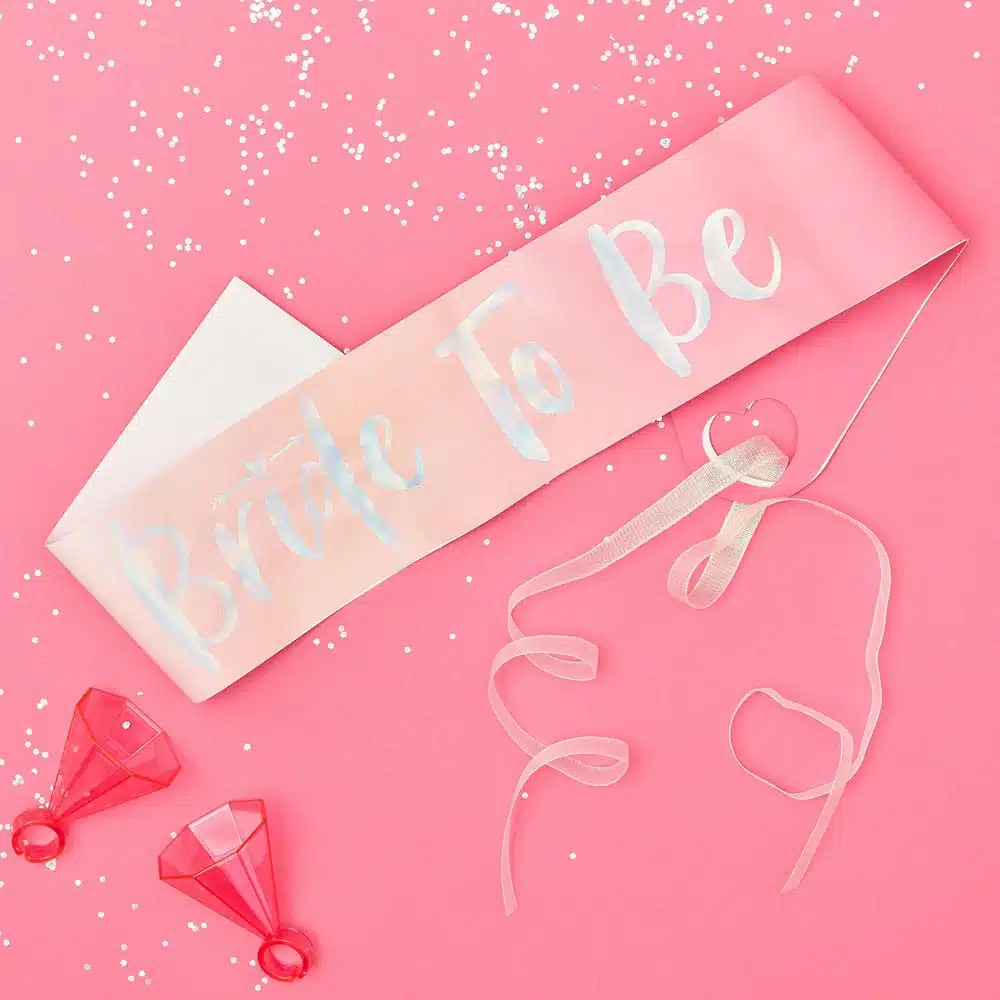 Bride to be bรฅnd i rosa