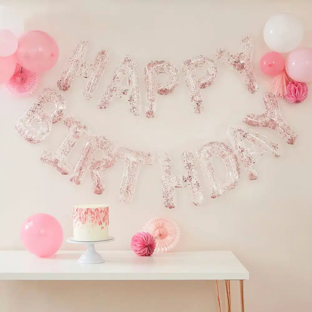 Fotobaren-happy-birthday-konfetti-rosegull-roségull-folie-banner-girlander-bursdag-fest-dekorasjon-photo-booth-ginger-ray-1