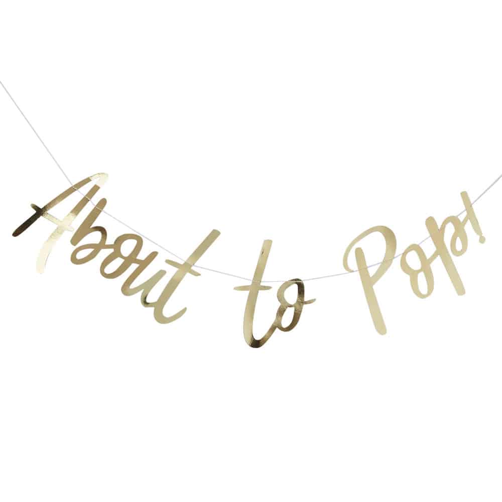 Gingerray-banner-annet-dekorasjon-babyshower-pop.rosa-fest-photo-2