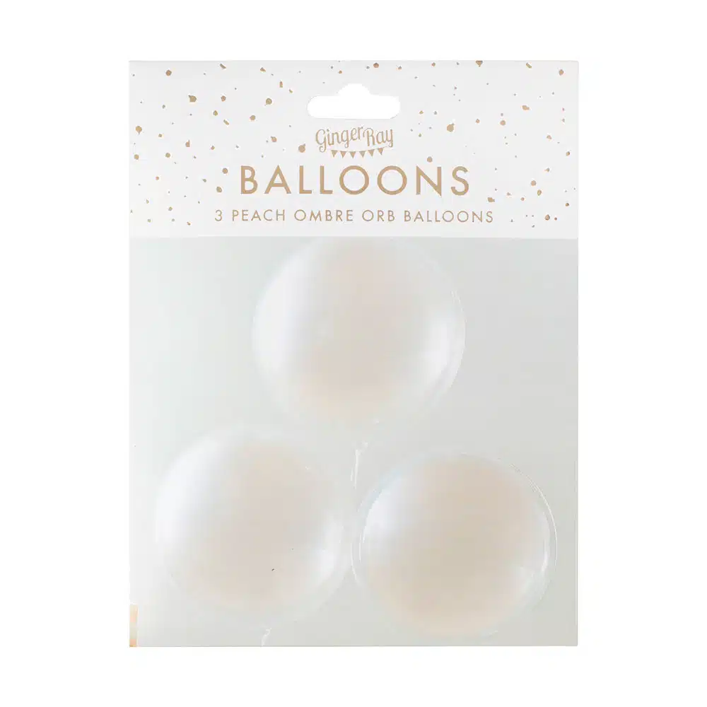 Runde fersken ballonger - Bilde 4