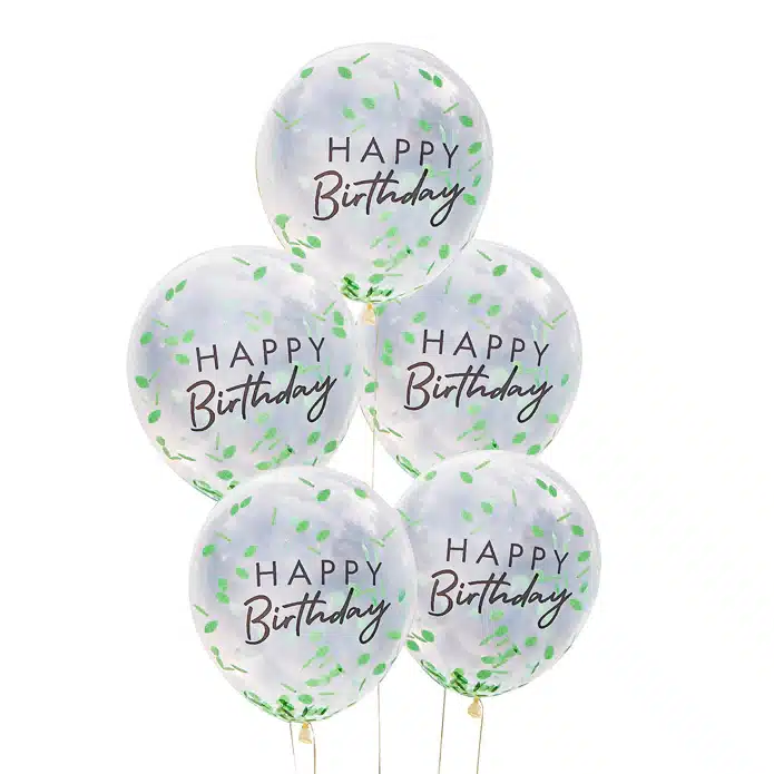 Gingerray-ballons-konfetti-ballonger-grønn-fest-photo-1