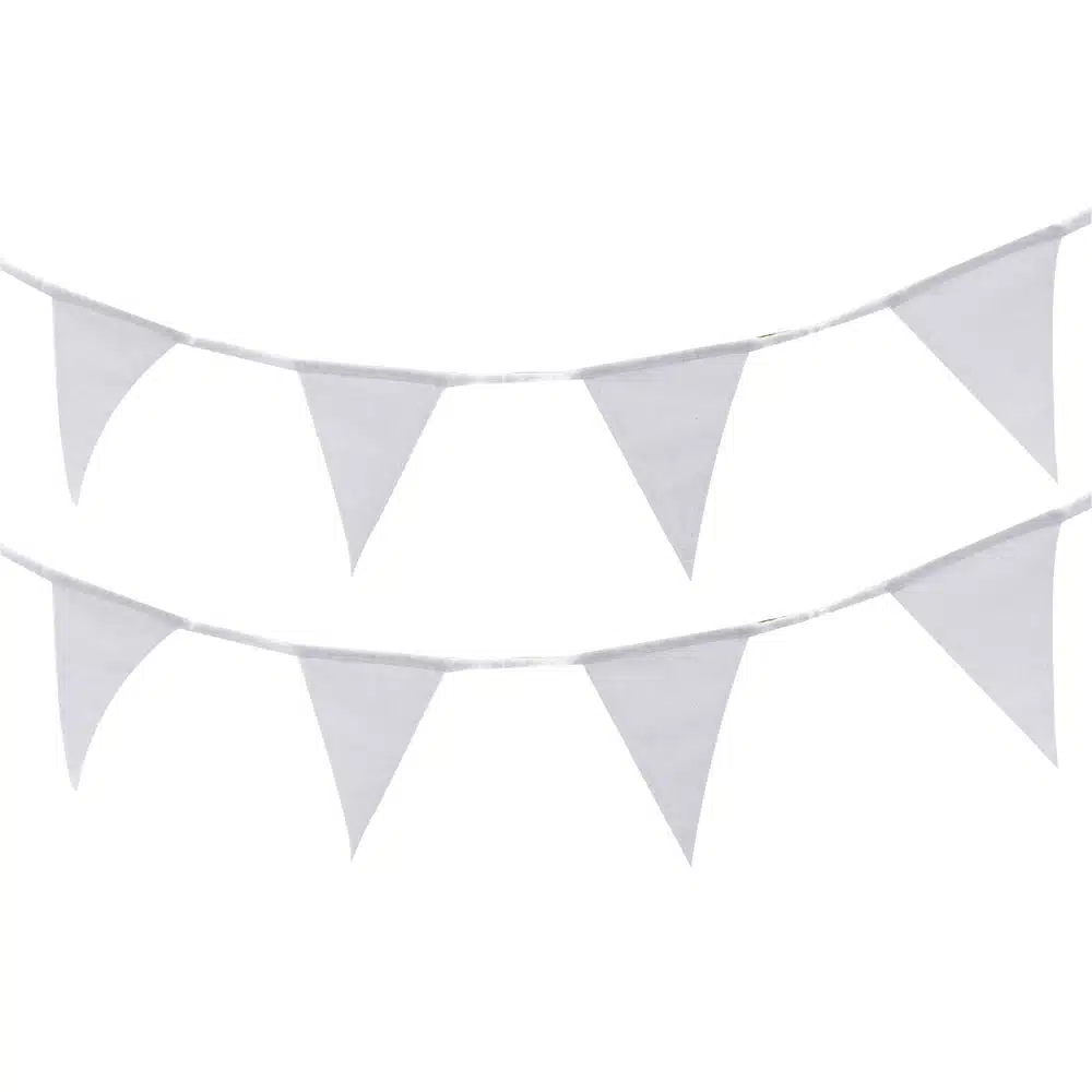 Hvitt stoffbanner - Bilde 3