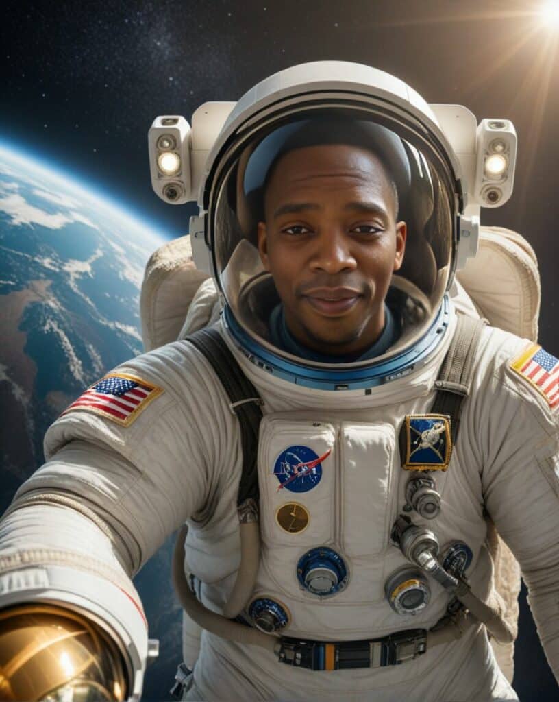 Fotobaren-AI-photo-booth-våre-ansatte-astronaut