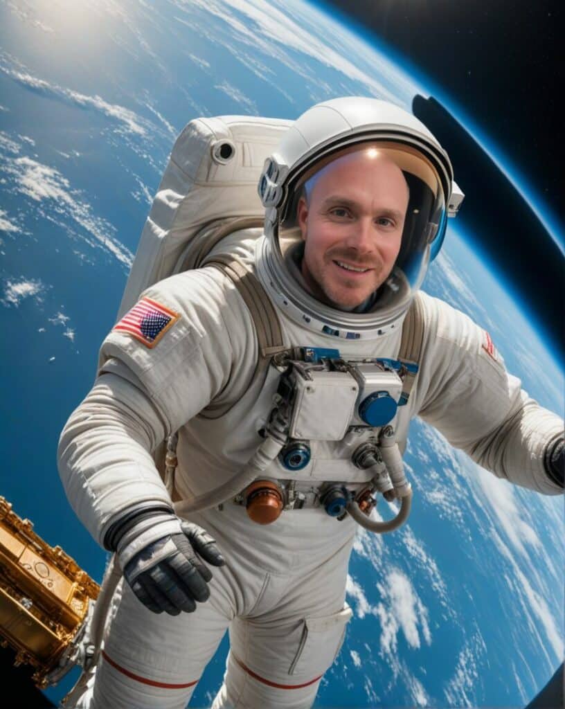 Fotobaren-AI-photo-booth-våre-ansatte-astronaut_spacewalk