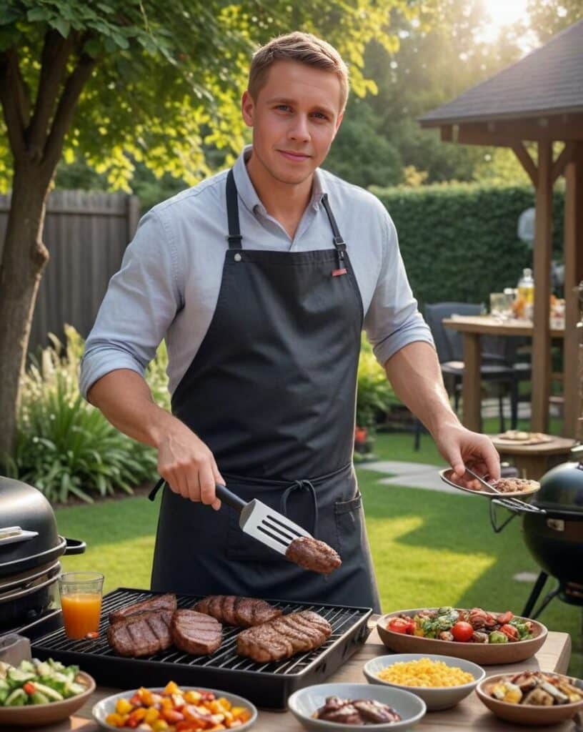 Fotobaren-AI-photo-booth-våre-ansatte-barbecue