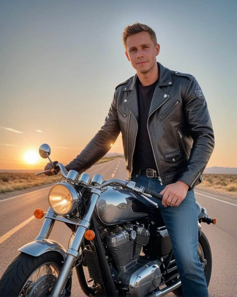 Fotobaren-AI-photo-booth-våre-ansatte-biker