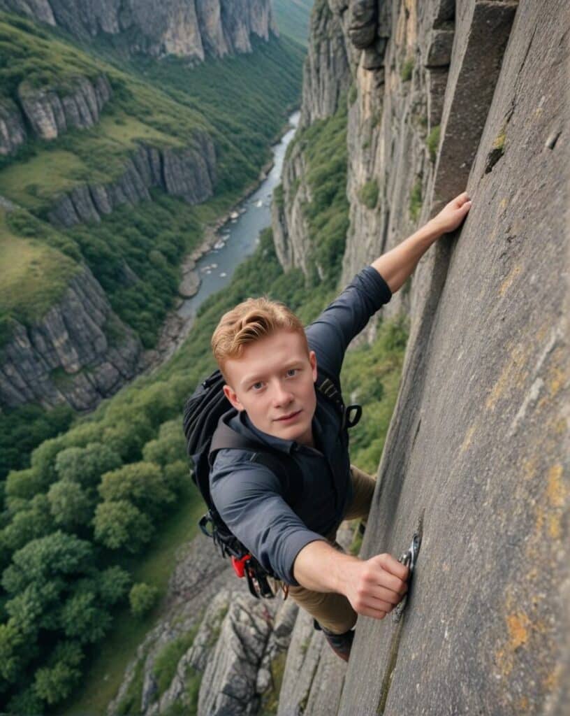 Fotobaren-AI-photo-booth-våre-ansatte-climber