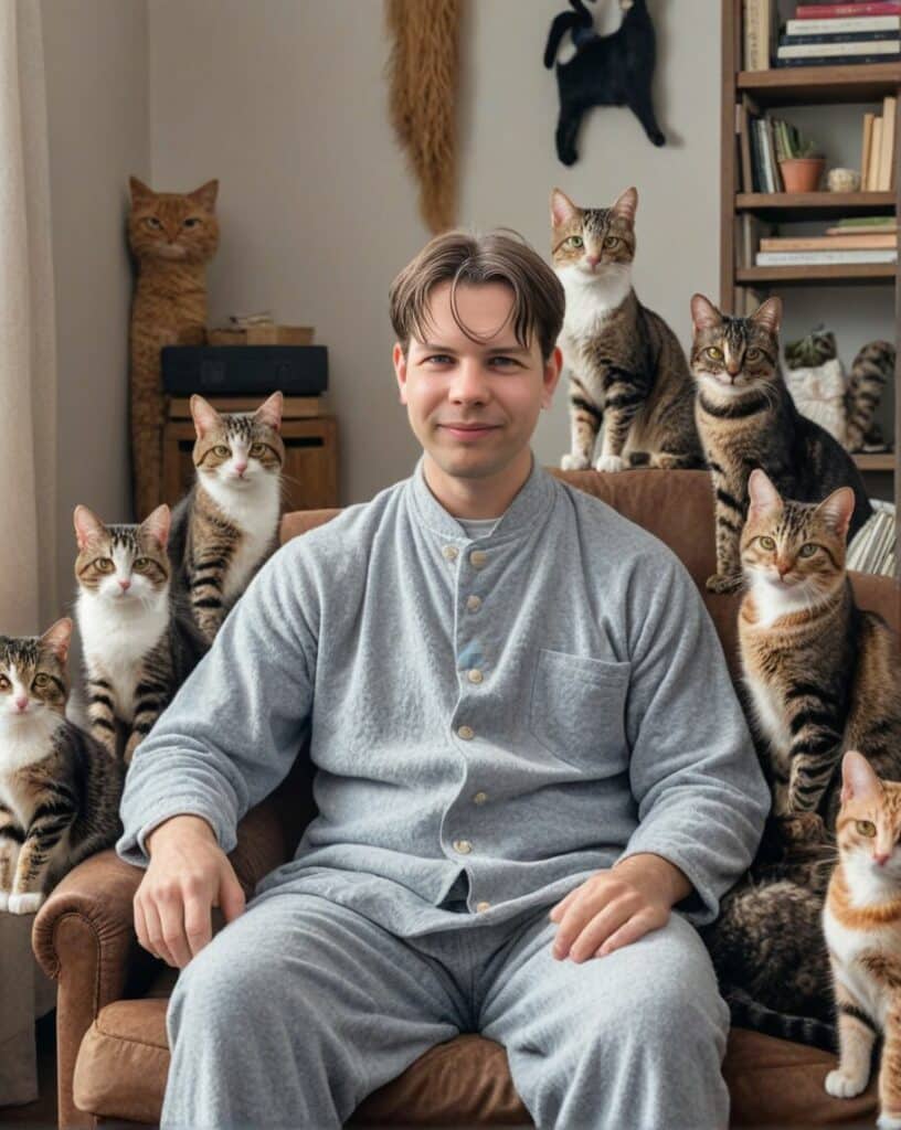 Fotobaren-AI-photo-booth-våre-ansatte-crazy_cat_person