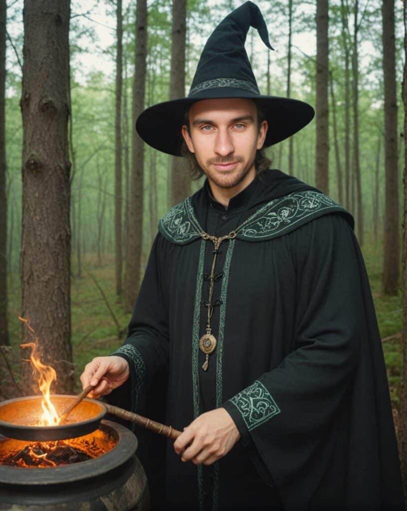 Fotobaren-AI-photo-booth-våre-ansatte-forest_witch