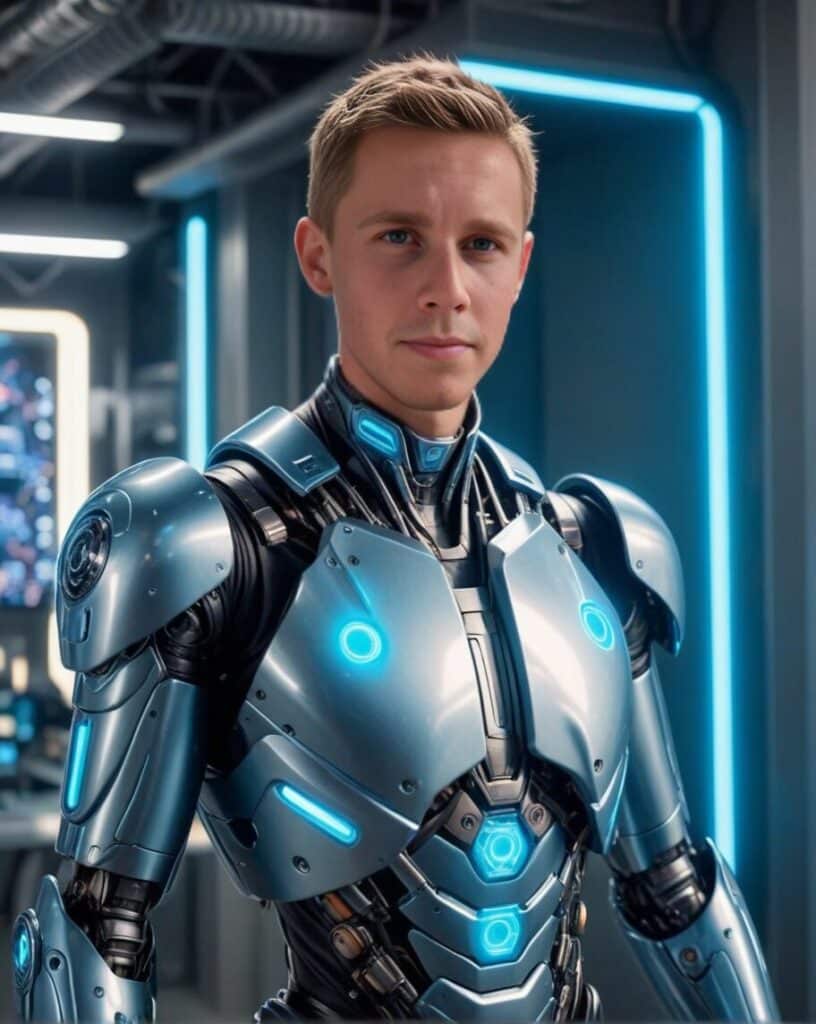 Fotobaren-AI-photo-booth-våre-ansatte-robot