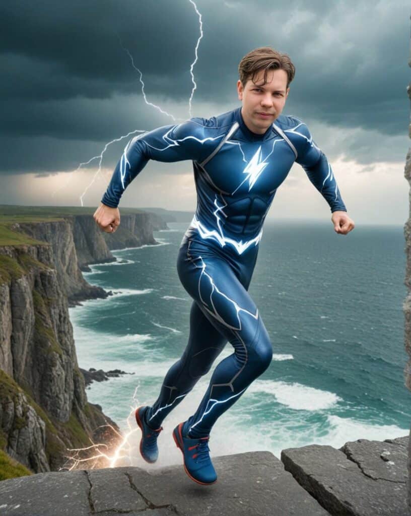 Fotobaren-AI-photo-booth-våre-ansatte-superhero_lightning