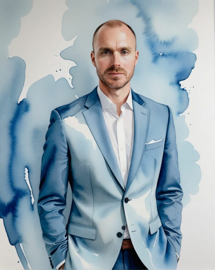 Fotobaren-AI-photo-booth-våre-ansatte-watercolor_-_white