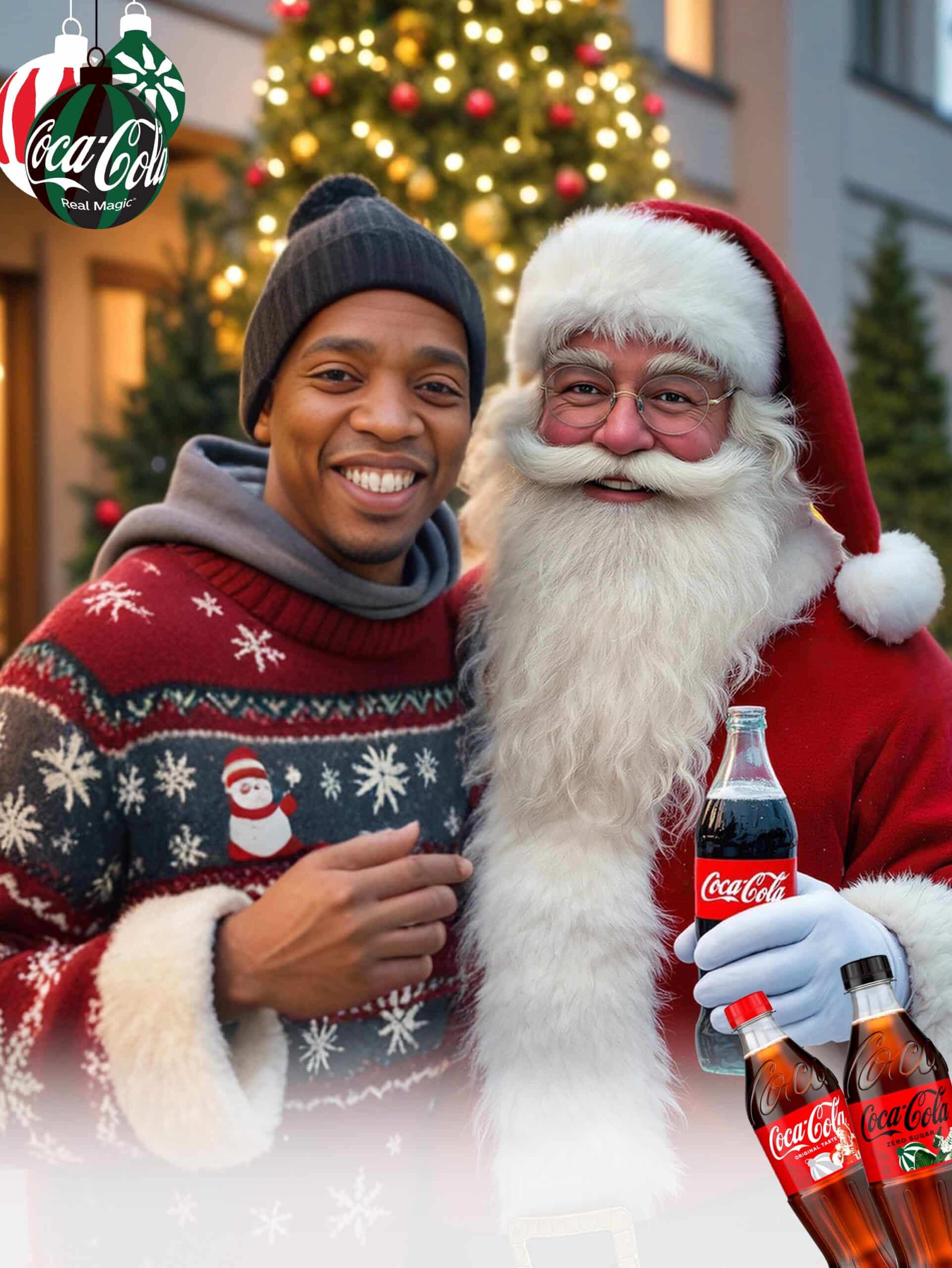 Fotobaren-AI-photo-booth-fotobar-custom-filter-Coca-Cola-Jul-i-Vinterland-5